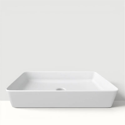 Cuba Banheiro Retangular 61x35 Sobrepor - Branco