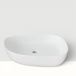 Cuba Banheiro Oval 52x40 Sobrepor - Branco