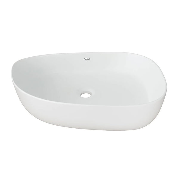 Cuba Banheiro Oval 52x40 Sobrepor - Branco