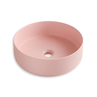 Cuba Banheiro Redonda 36x36 Sobrepor - Rosa Claro