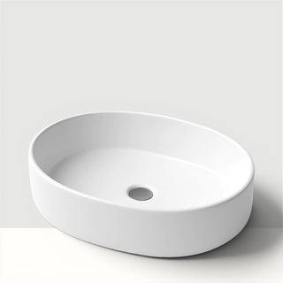 Cuba Banheiro Oval 55x42 Sobrepor - Branco