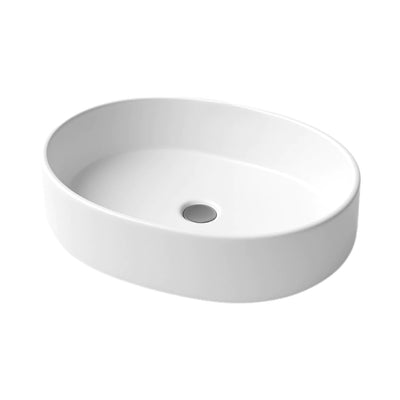 Cuba Banheiro Oval 55x42 Sobrepor - Branco
