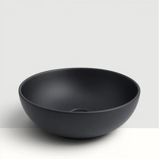 Cuba Redonda 41x41 Sobrepor - Preto Fosco