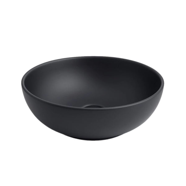 Cuba Redonda 41x41 Sobrepor - Preto Fosco