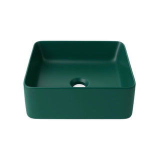 Cuba Banheiro Quadrada Slim 36x36 Sobrepor - Verde