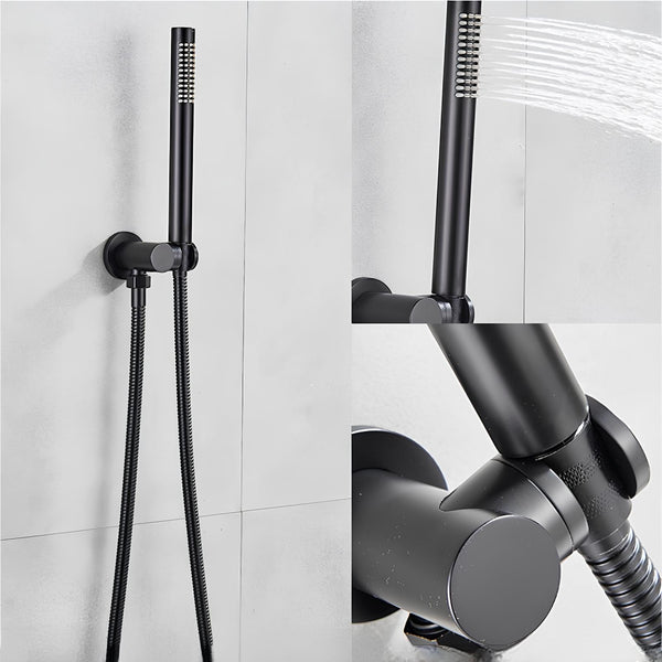 Kit Chuveiro Redondo Black Premium