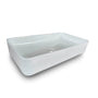 Cuba Banheiro Retangular 61x35 Sobrepor - Branco