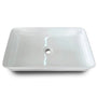 Cuba Banheiro Retangular 61x35 Sobrepor - Branco