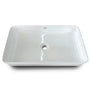 Cuba Banheiro Retangular 61x35 Sobrepor - Branco