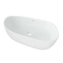 Cuba Banheiro Oval 52x40 Sobrepor - Branco