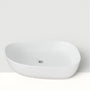 Cuba Banheiro Oval 52x40 Sobrepor - Branco