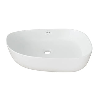 Cuba Banheiro Oval 52x40 Sobrepor - Branco