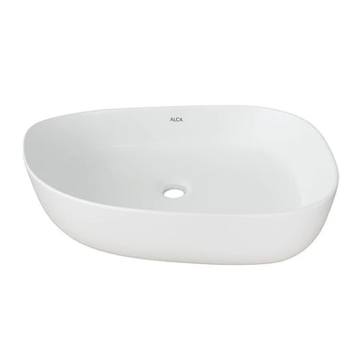 Cuba Banheiro Oval 52x40 Sobrepor - Branco