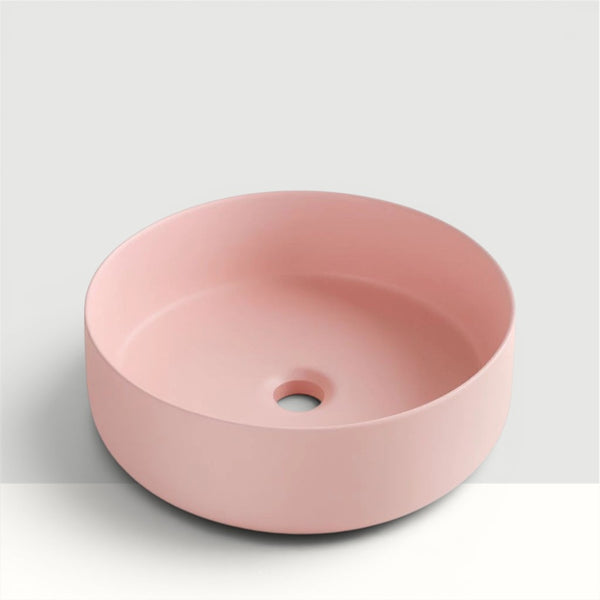 Cuba Banheiro Redonda 36x36 Sobrepor - Rosa Claro