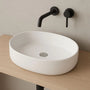Cuba Banheiro Oval 55x42 Sobrepor - Branco