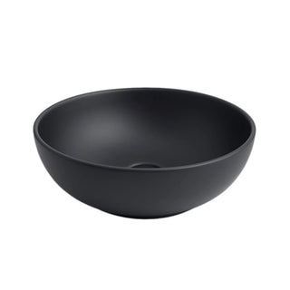 Cuba Redonda 41x41 Sobrepor - Preto Fosco