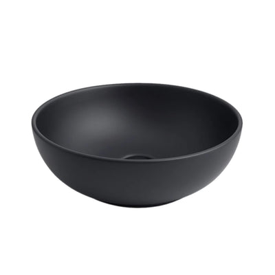 Cuba Redonda 41x41 Sobrepor - Preto Fosco