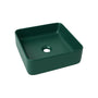 Cuba Banheiro Quadrada Slim 36x36 Sobrepor - Verde