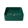 Cuba Banheiro Quadrada Slim 36x36 Sobrepor - Verde