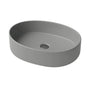 Cuba Banheiro Oval 55x42 Sobrepor - Cinza