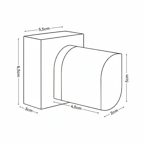 Acabamento Registro Wave - Black (Base Deca / Docol)