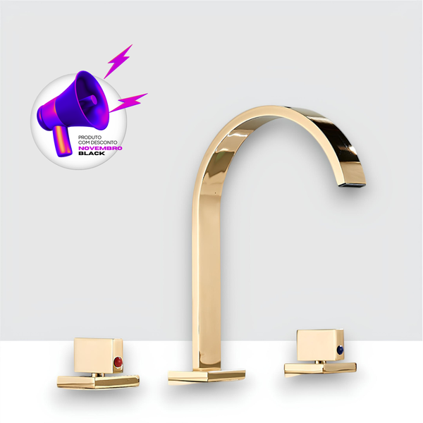 Torneira Banheiro Misturador Gold