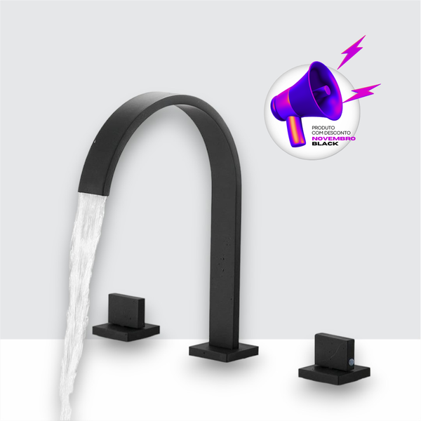 Torneira Banheiro Misturador Black