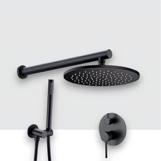 Kit Chuveiro Redondo Black Premium