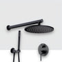 Kit Chuveiro Redondo Black Premium