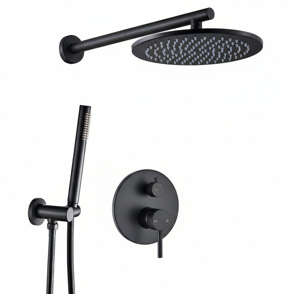 Kit Chuveiro Redondo Black Premium