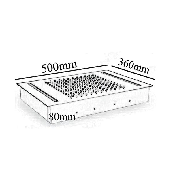 Chuveiro de Teto Embutir com LED