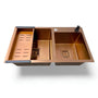Cuba Cozinha Rose Gold Quadratta 78x43 - Dupla