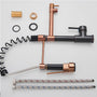 Torneira Cozinha Black & Rose Gold