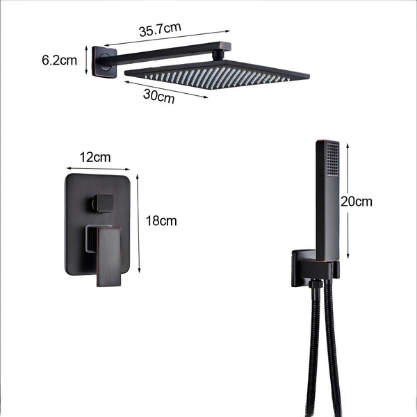 Kit Chuveiro Completo Black Premium