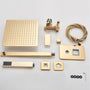 Kit Chuveiro Completo Gold Premium