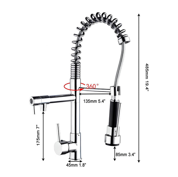Torneira Cozinha Gourmet LED