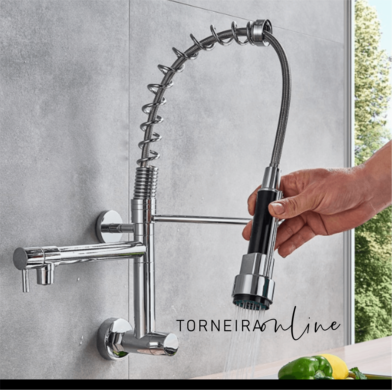 Torneira Cozinha Gourmet Parede Colors – Torneira Online