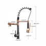 Torneira Cozinha Black & Rose Gold - Torneira Online